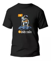 Playera Bitcoin Astronauta Luna Btc Criptomonedas