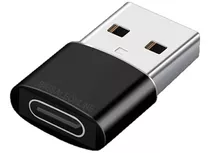 Adaptador Tipo C Hembra A Usb Macho Metalizado Para Carga