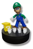 Muñeco Luigi - Super Mario Bros - Articulada Con Accesorios