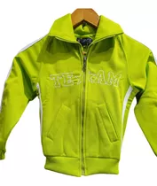 Campera Acetato Con Friza Unisex Niño