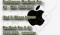 Desbloqueo De Contraseña Macbook Air , Pro , iMac