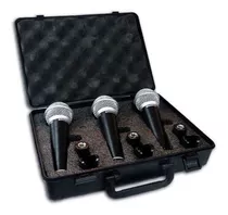 Microfono Samson R21s X3 Unidades+estuche+3pipetas+envio Color Negro/plata