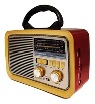 Rádio Vintage Retrô Antigo Bluetooth Usb Am Fm Usb 3188