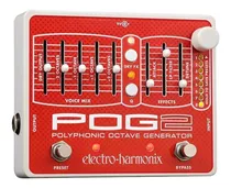 Pedal De Efecto Electro-harmonix Polyphonic Octave Generator Pog2  Rojo
