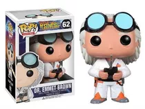 Figura De Acción  Dr. Emmett Brown 3399 De Funko Pop! Movies