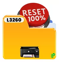 Reset Epson L3260 Ilimitado 100% - Envio Imediato 24h