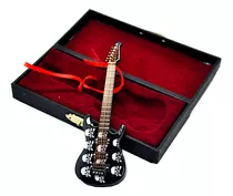 Mini Instrumento Musical Guitarra Caveira Decorativo