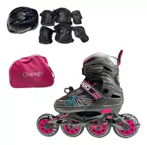 Patines Chicago Semiprofesionales Kit Completo Envío Gratis