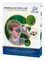 Binocular Con Luz Vision Nocturna - Galileo - B0430ln Color Dorado