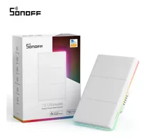 Sonoff Nuevo Switch De Pared T5-3 Ultimate Rgb De 3 Botones