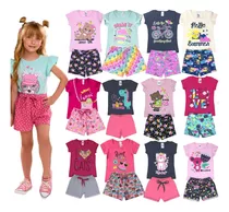 Kit 10 Peças Infantil Feminino Primavera Verão Premium