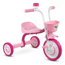 Triciclo Motoca Infantil Meninas E Meninos Com Buzina Nathor
