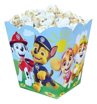 Cajita Pochoclera/golosinera Paw Patrol X6 - Cotillón Waf