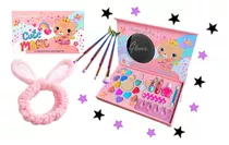 Maquillaje Infantil Niñas Maleta + Set De Brochas Sirena