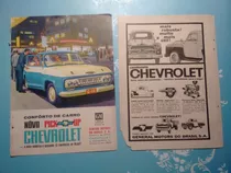 Propaganda Vintage - (kit De 2). Caminhão Chevrolet (pick-up