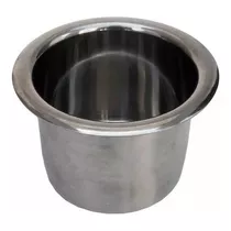 Posa Vaso Embutir Inox 69mmø X 60mm Lancha Motorhome Velero