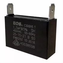 Capacitor 1,5uf 450vac +-5% Cbb61 Ar Condicionado