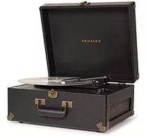 Crosley Cr6254a-bk Retrospect Vintage Tocadiscos De Maleta 3