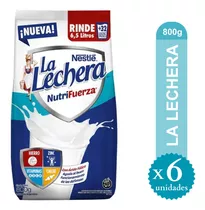 Pack Leche En Polvo Nestle La Lechera 800g X 6 Unidades - Ma