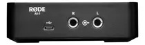 Interface De Áudio Usb Rode Al-1 Para Pc Phantom Power