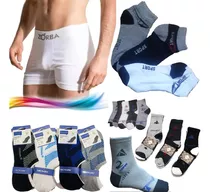 Combo De 6 Boxer Zorba + 18 Pares De Medias Varios Modelos