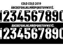 Fuente (font) Colo-colo 2019 - 2020 Para Estampar Camisetas