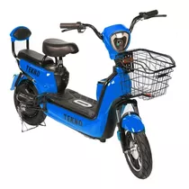 Scooter Moto Eléctrica Tekno Con Pedales - Azul