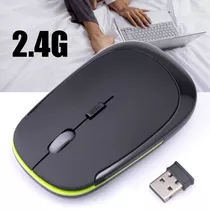 Mouse Slim Inalámbrico 2.4ghz Ratón Desplazamiento Óptico Pc