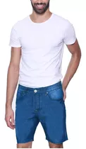 Bermuda Jean Hombre Elastizada Denim Clasica Importada