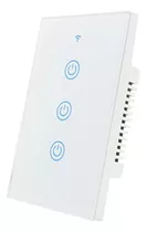 Apagador Inteligente Touch Wifi De 3 Botones  Tipo Sonoff
