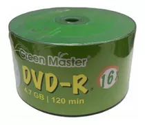 50 Dvd Green Master Logo 4.7 Gb 16x Precio Facturado Full