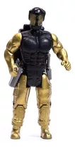 Boneco Battle Hero Dourado E Preto Com Acessórios Zr Toys