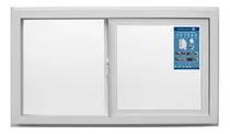 Ventana Vidrio Simple Pvc Corredera Blanca 121x100cm Dvp Color Blanco