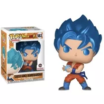 Funko Pop Goku Super Saiyan Blue Chalice Metallico Kamehame