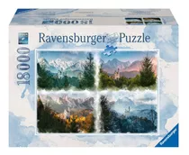 Quebra-cabeça Ravensburger 18.000 Peças: Castle Seasons