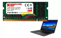 Memoria Ram Ddr2 2gb Pc2-4200 533mhz So-dimm Lapto Notebook