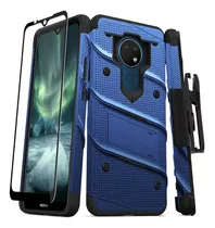 Funda Zizo Nokia C5 Endi/ Protector/azul/negro