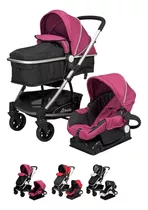 D´bebe Carriola Travel System Crown Color Rosa Color Del Chasis Plateado