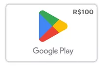 Cartão Google Play Store Brasil R$100 Gift Card Digital