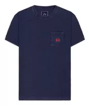 Remera Manga Corta Azul Indigo Hombre La Martina