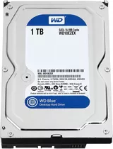 Disco Rígido 1tb Wd Blue 64mb Sata 3 7200rpm Wd10ezex