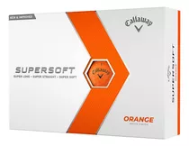 Pelotas De Golf Callaway 2023 Supersoft -blanco/rojo/naranj