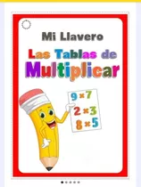 Kit Imprimible Llavero Tablas De Multiplicar