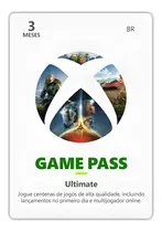 Gift Card Xbox Game Pass Ultimate 3 Meses