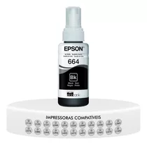 Refil De Tinta Epson Original T664120 Preto L110 L120 L200 L220 L300 L310 L355 L365 L375 L395 L396 L475 L495 L555 L1300