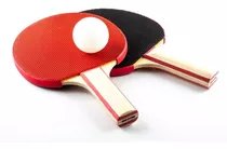Pack De 2 Paletas De Ping Pong Outdoor Ping Pong Roja Negra Color Rojo/negro