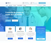Site Institucional Para Clínica Médica Wordpress