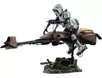 Scout Trooper & Speeder Bike - 1/6th - Star Wars - Hot Toys