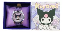 Reloj Importado Kuromi Incluye Cajita De Regalo