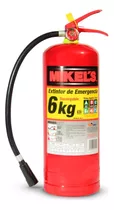 Extintor Apagar Fuego Emergencia Polvo Abc Recargable 6 Kg 